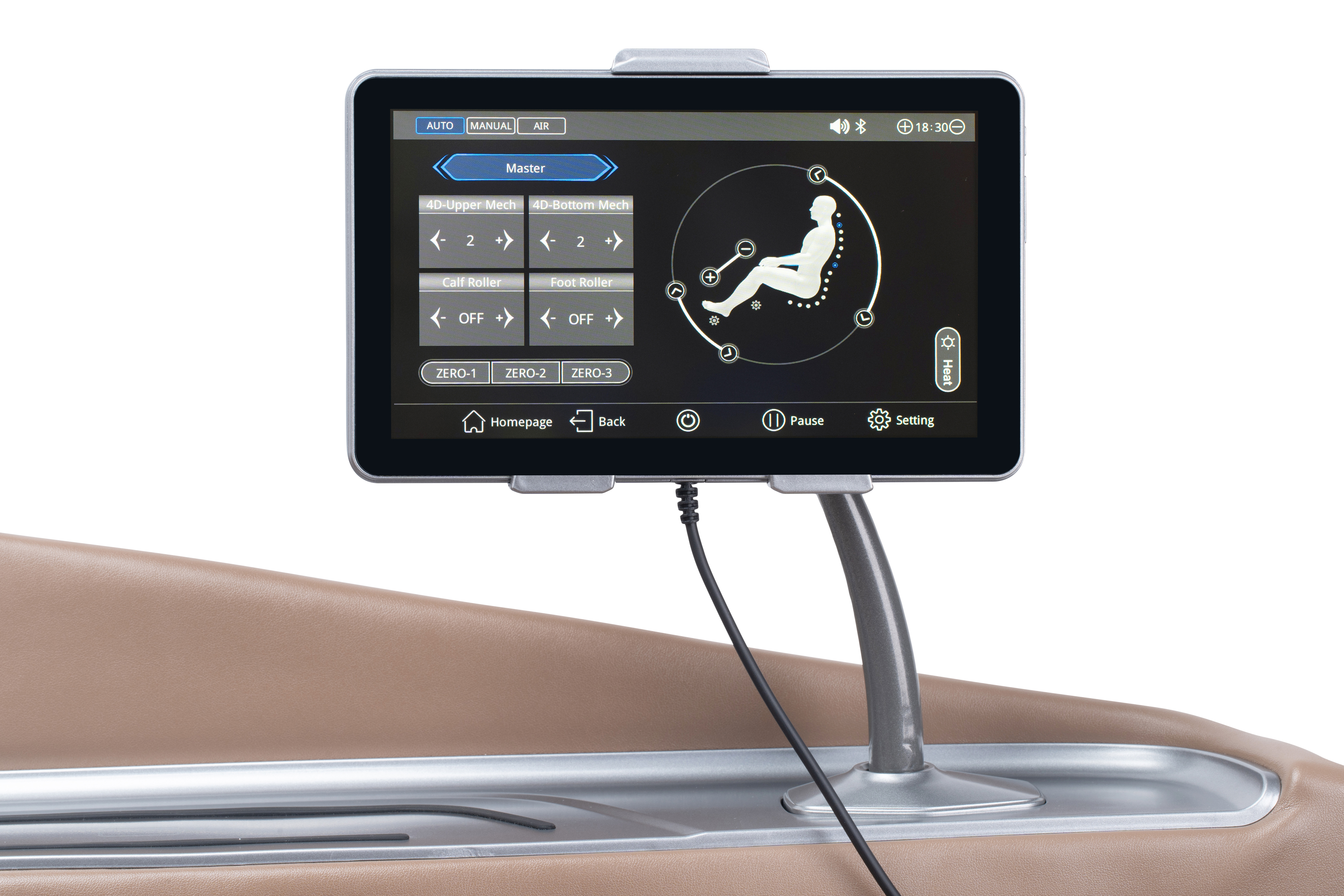 Dualcore masážne kreslo Damico Duo Tempo v slovenčine